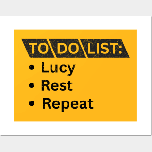 To DO List: Lucy, Rest and Repeat Posters and Art